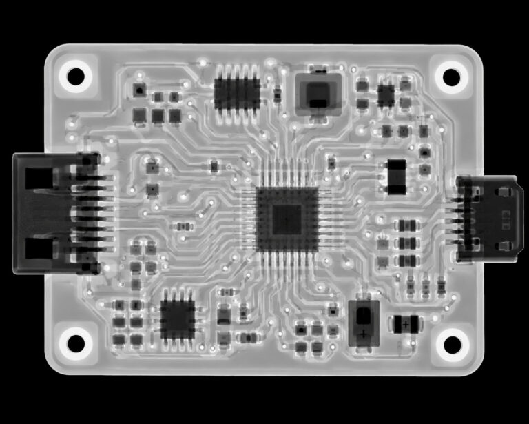 Xray of a PCB