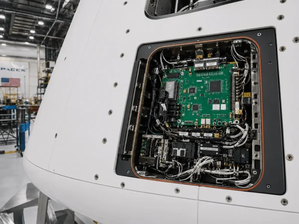PCB install inside space capsule